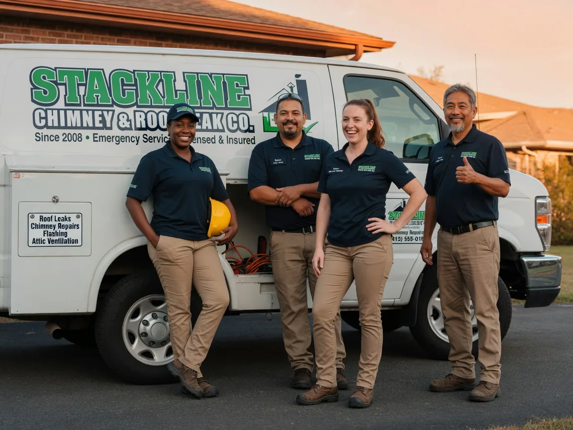 Chimney flashing repair company in Hampden, ND